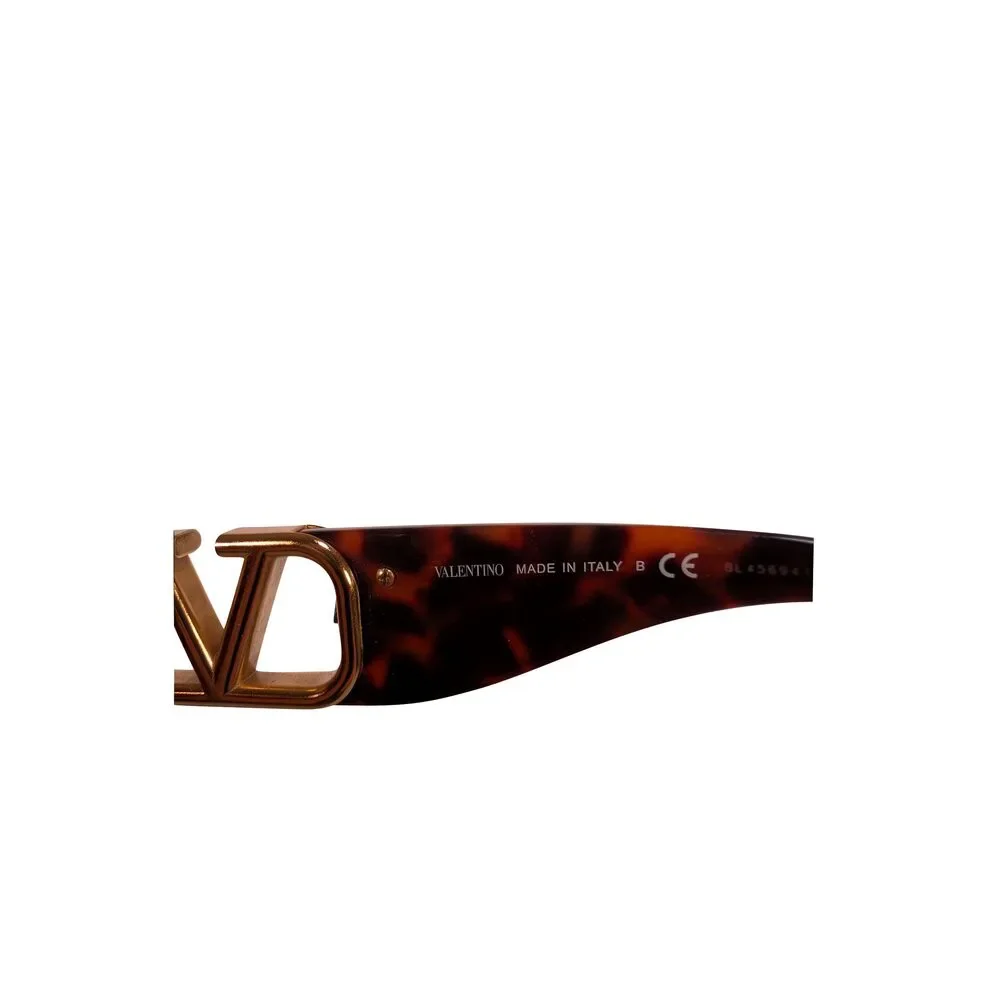 Valentino - Brown & Black Tortoise Sunglasses